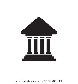 Bank icon symbol vector. eps 10. on white background