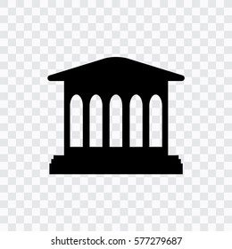 bank icon, transparent background