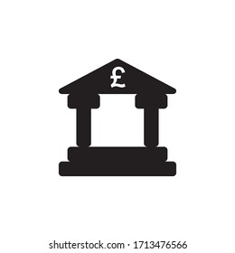 Bank Icon In Trendy  Design Vector Eps 10