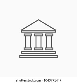 bank icon, bank vector