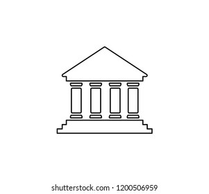 Bank icon . Vector