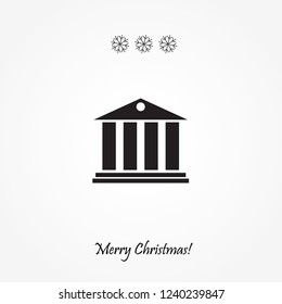 Bank Icon vector