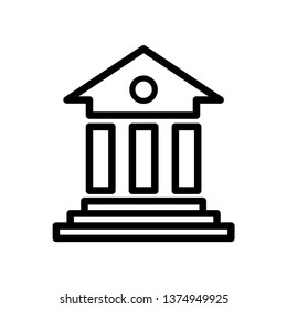 Bank Icon Vector