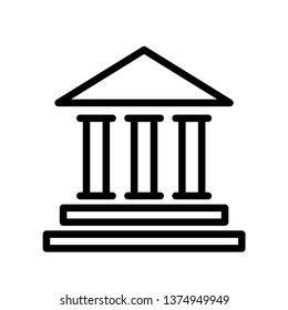 Bank Icon Vector