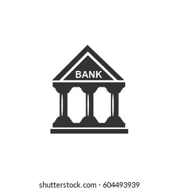 bank icon. vector 