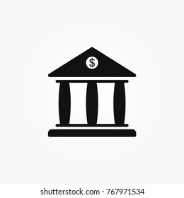 Bank icon, Bank vector icon