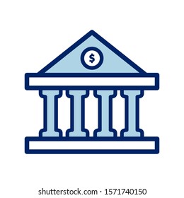 Bank Icon Vector Design Illustration