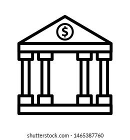 Bank icon vector design template