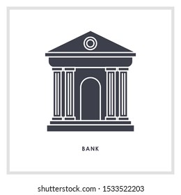 
bank icon vector design template