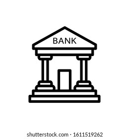 Bank icon vector design template