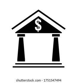 Vektordesign-Vorlage für Banksymbol