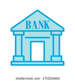 Bank icon vector design template