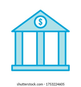 Bank icon vector design template