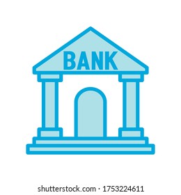 Bank icon vector design template