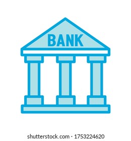 Bank icon vector design template