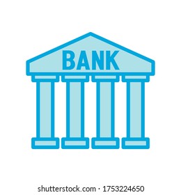 Bank icon vector design template