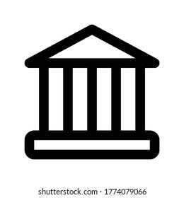 Plantilla de diseño de vectores de iconos bancarios