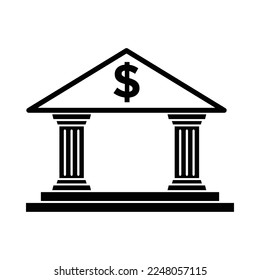 Bank icon vector design template