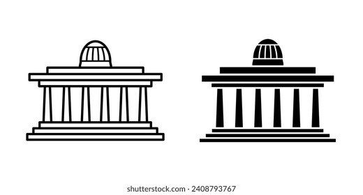 Plantilla de diseño de vectores de iconos bancarios