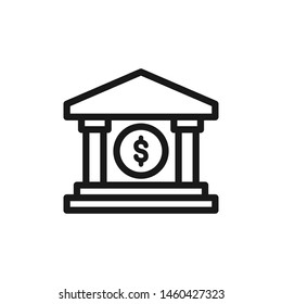 Bank Icon Vector EPS 10