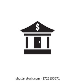 bank icon vector eps trendy design template logo signage illustration clip art
