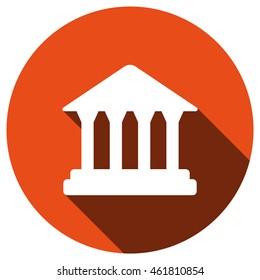 Bank Icon, vector, icon flat
