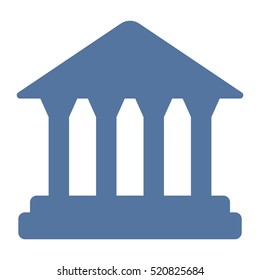 Bank Icon Vector flat design style