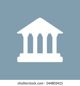 Bank Icon Vector flat design style