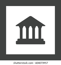 Bank Icon Vector flat design style
