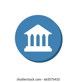 Bank Icon Vector flat design style