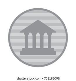 Bank Icon Vector flat design style