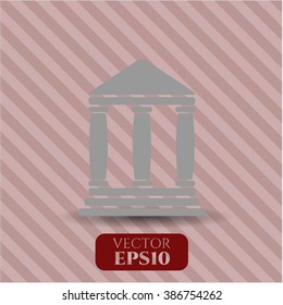 Bank icon vector illustration