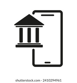 Bank icon. Vector illustration. EPS 10.