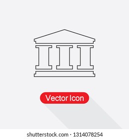 Bank Icon Vector Illustration Eps10