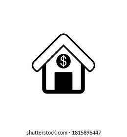 Bank icon vector illustration. Isolated flat icon in trendy style.