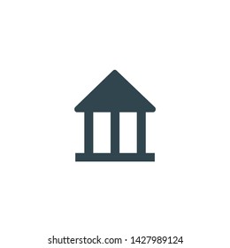 Bank Icon Vector Logo Template