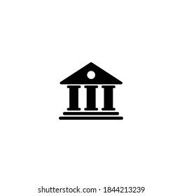 bank icon vector, bank symbol vector