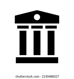 Bank Icon Vector Symbol Design Illustration