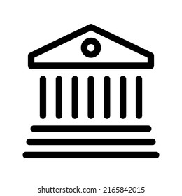 Bank Icon Vector Symbol Design Illustration