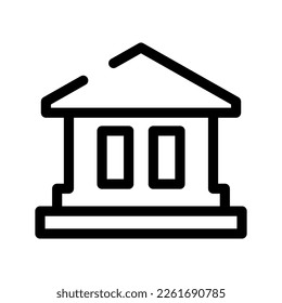 Illustration zum Design von Banksymbolen-Vektorsymbolen
