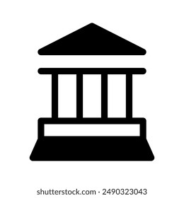 Banksymbol Vektorgrafik Symbol Design Illustration