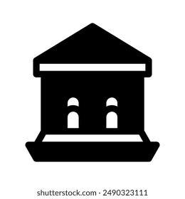 Ilustración de diseño de Vector de iconos de banco