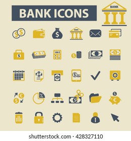 iconos de banco
