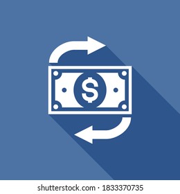 bank icons, money exchange illustrations, icons about money exchange transactions, money transfers, and digital transactions