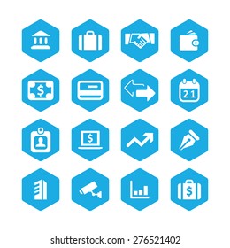 bank icons universal set for web and mobile
