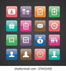 bank icons universal set for web and mobile