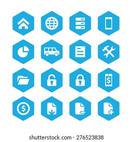 bank icons universal set for web and mobile