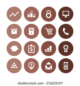 bank icons universal set for web and mobile