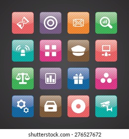 bank icons universal set for web and mobile