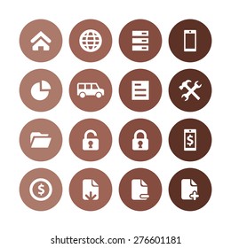 bank icons universal set for web and mobile
